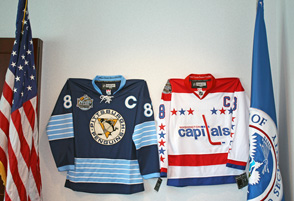 Fake trademarked NHL, NFL items intercepted in international mail by U.S. ICE, Customs and Border Protection (CBP) and the U.S. Postal Inspection Service (USPIS)