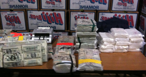 contraband drugs and money