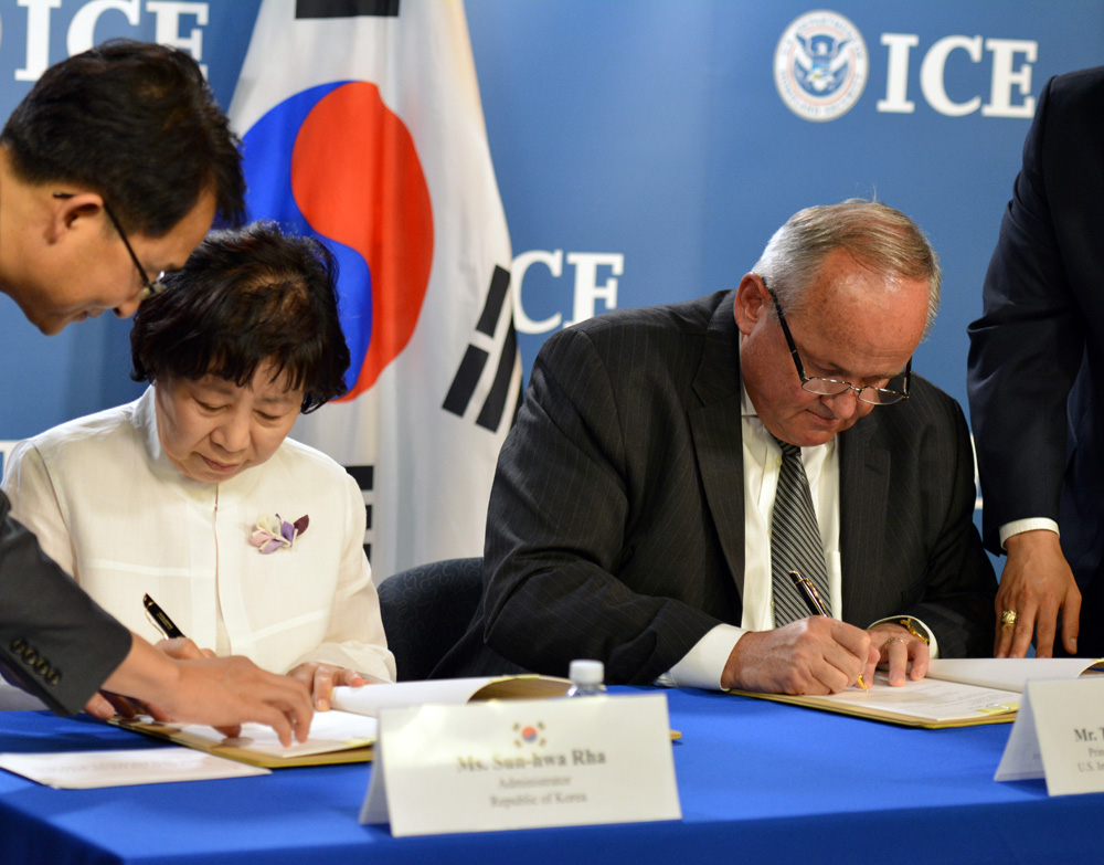 ICE, Korea's Cultural Heritage Administration pledge to work together to protect cultural property