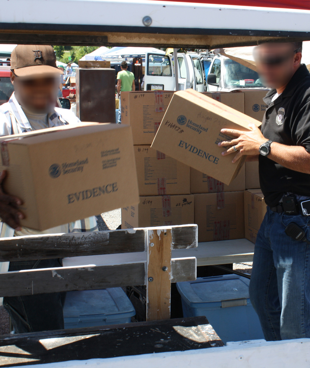 HSI seizes more than $500,000 worth of counterfeit goods at flea market