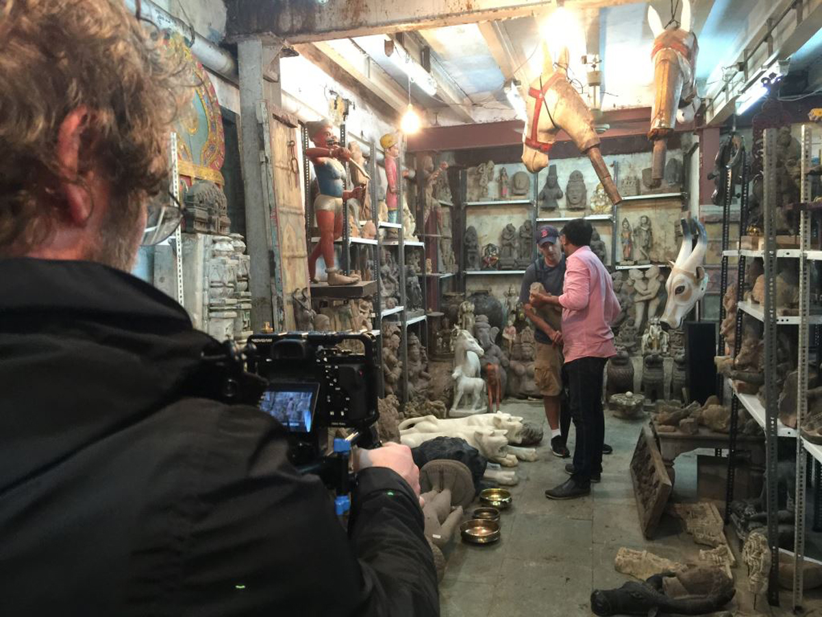 HSI Special Agent featured in ESPN documentary Special Agents in room with seized artifacts