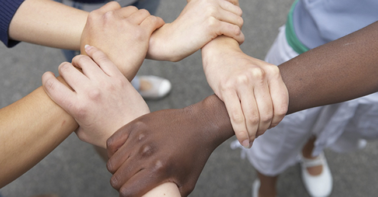 interlocking hands