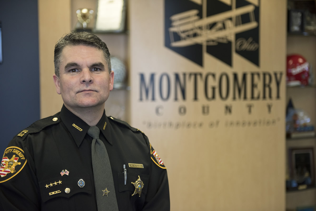 El Capitán Mike Brem, Oficina del Alguacil del Condado de Montgomery, estuvo presente en la capacitación de esta semana.