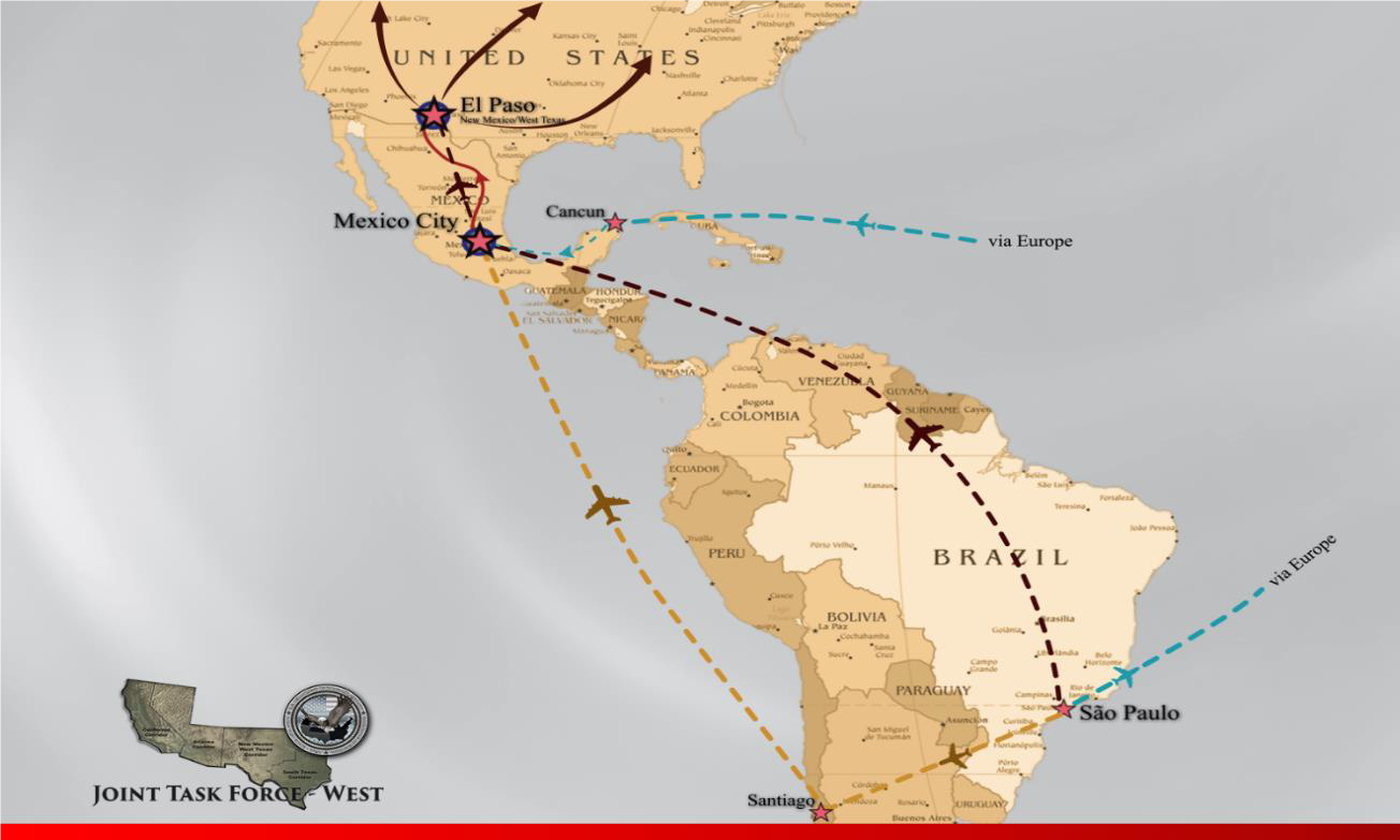 ICE asiste a Brasil en el arresto de 10 contrabandistas humanos