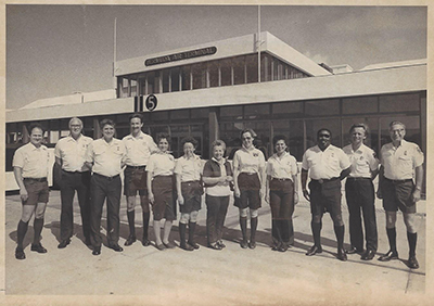 Customs inspectors at the Bermuda Air Terminal (picture provided by U.S. Customs and Border Protection).