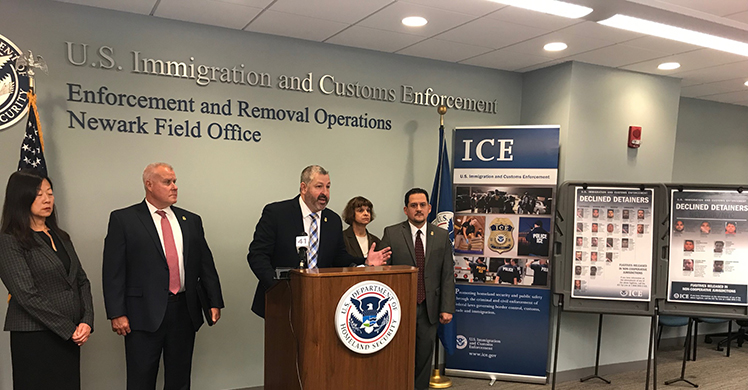 ICE arrests 54 in NJ during a week-long enforcement action targeting at-large criminal aliens released into the community 