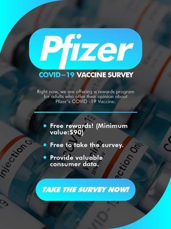 Estafa de encuesta tras vacunación Pfizer