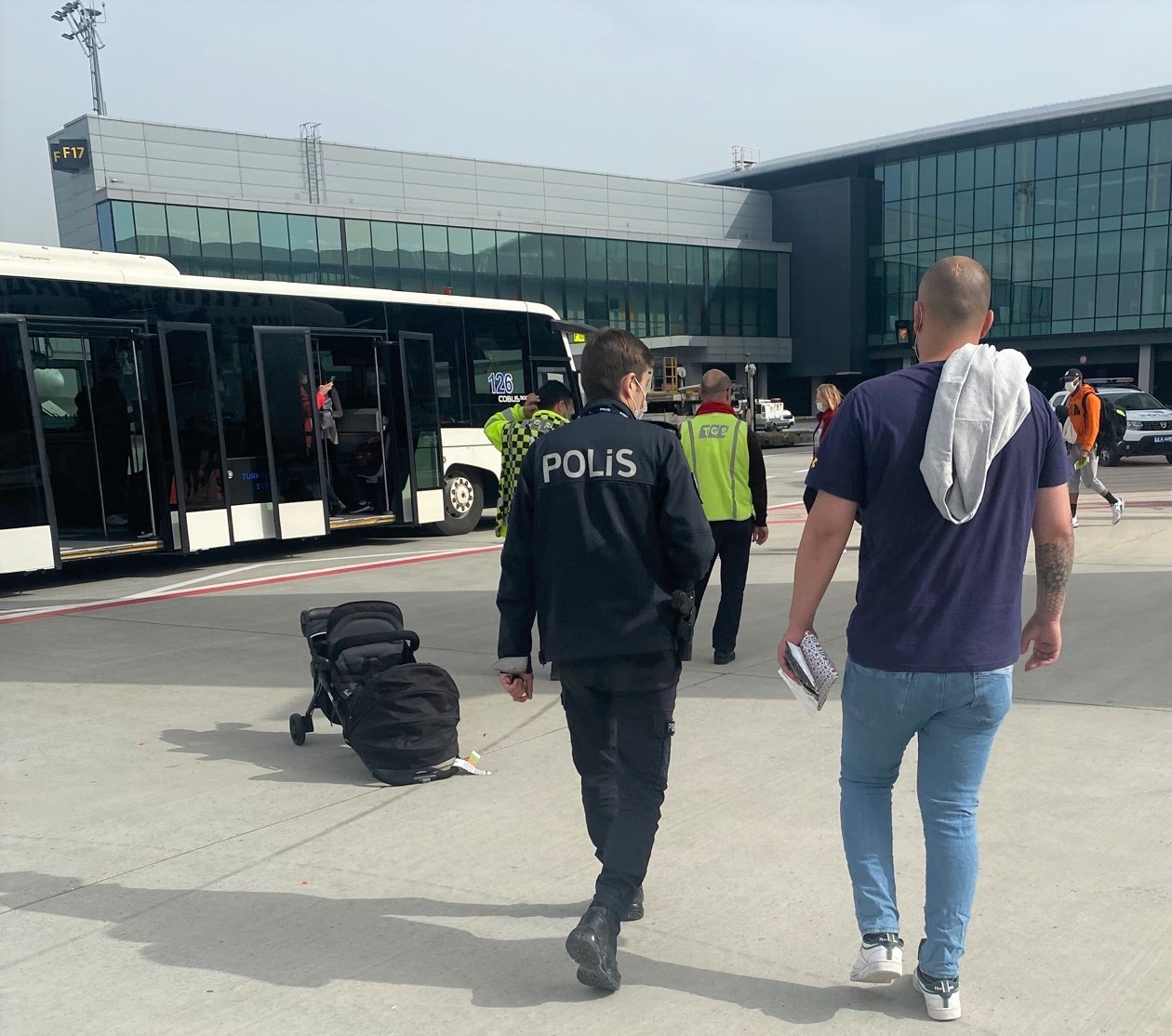  Volkan Gogebakan, 31, was flown from El Paso to Turkey on a commercial flight. Upon arrival on Friday at the Istanbul Airport, Gogebakan was turned over to Turkish officials.