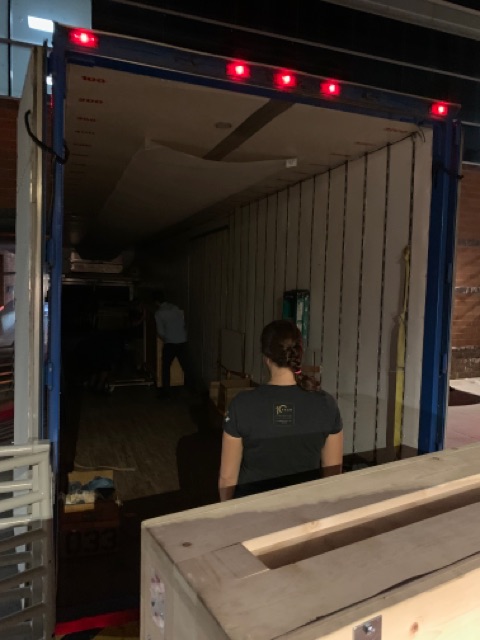 The painting, which captured international attention following its shocking 1985 theft and its recovery more than three decades later, arrived on campus via 18-wheeler with an HSI escort on the night of Sept 14.