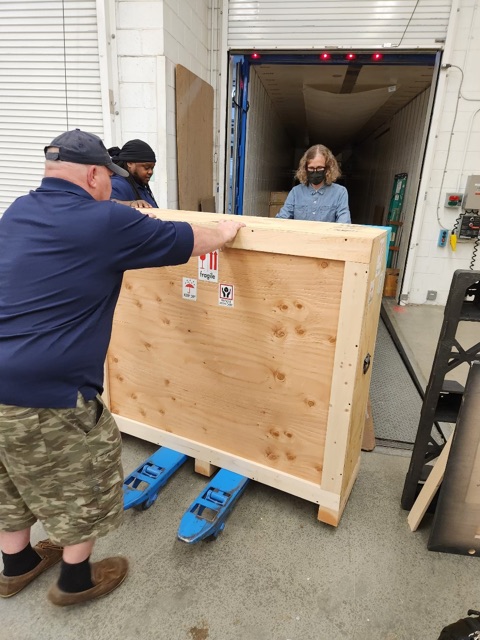 The truck had traveled 500 miles from the renowned J. Paul Getty Museum in Los Angeles, where the painting was displayed over the summer following a complex restoration by Getty conservators to repair damage sustained due to the theft.