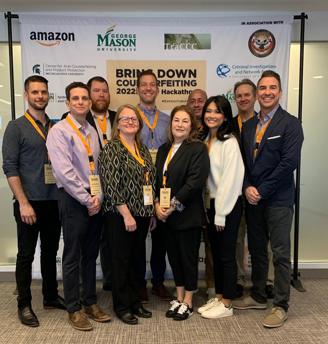 George Mason University hackathon winners unveil solutions to fight global counterfeiting