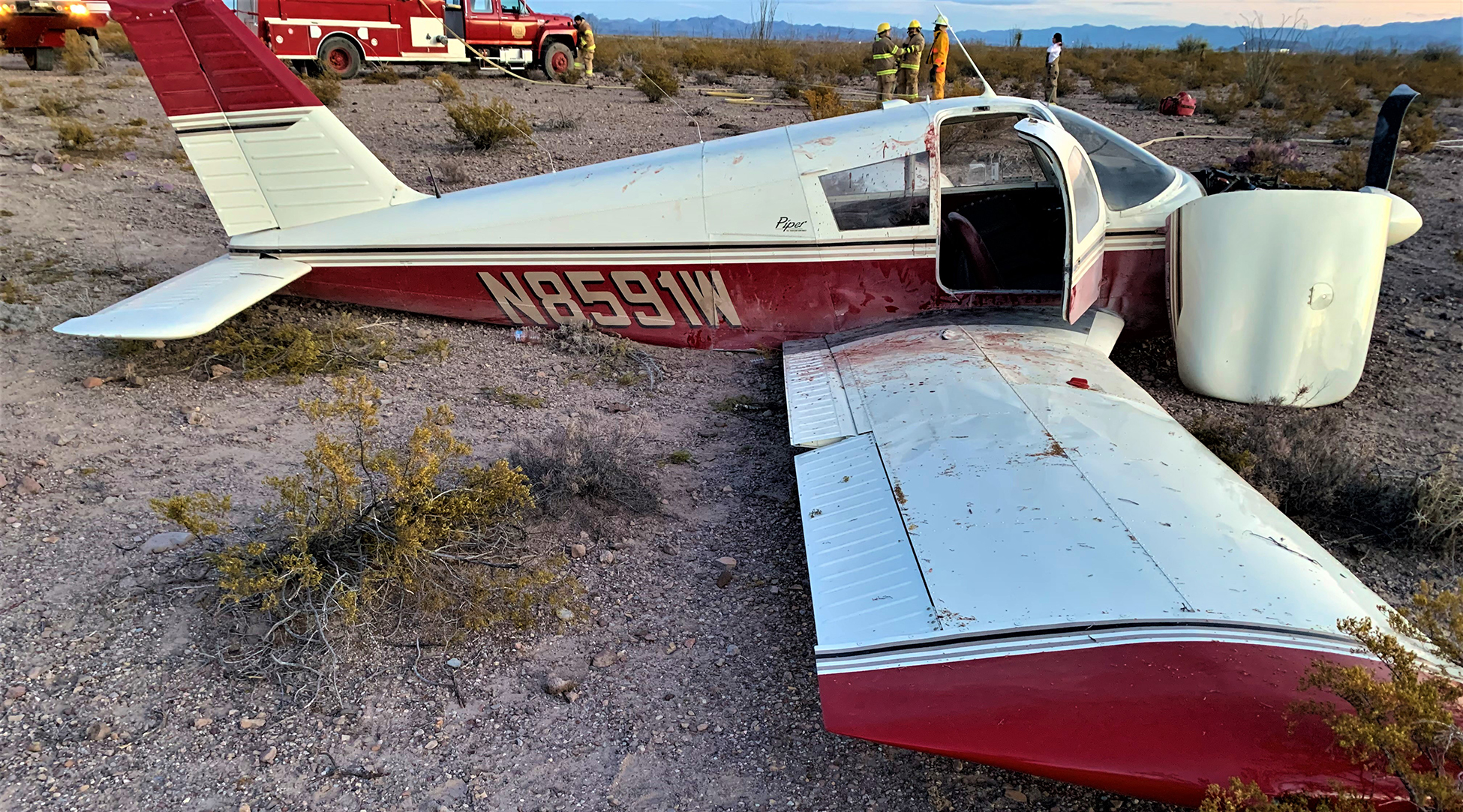 Plane crash site