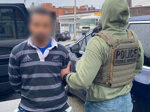 ERO Boston arrested a foreign fugitive in Worcester, Massachusetts, on May 2 who is wanted by Brazilian law enforcement authorities for a drug trafficking conviction.