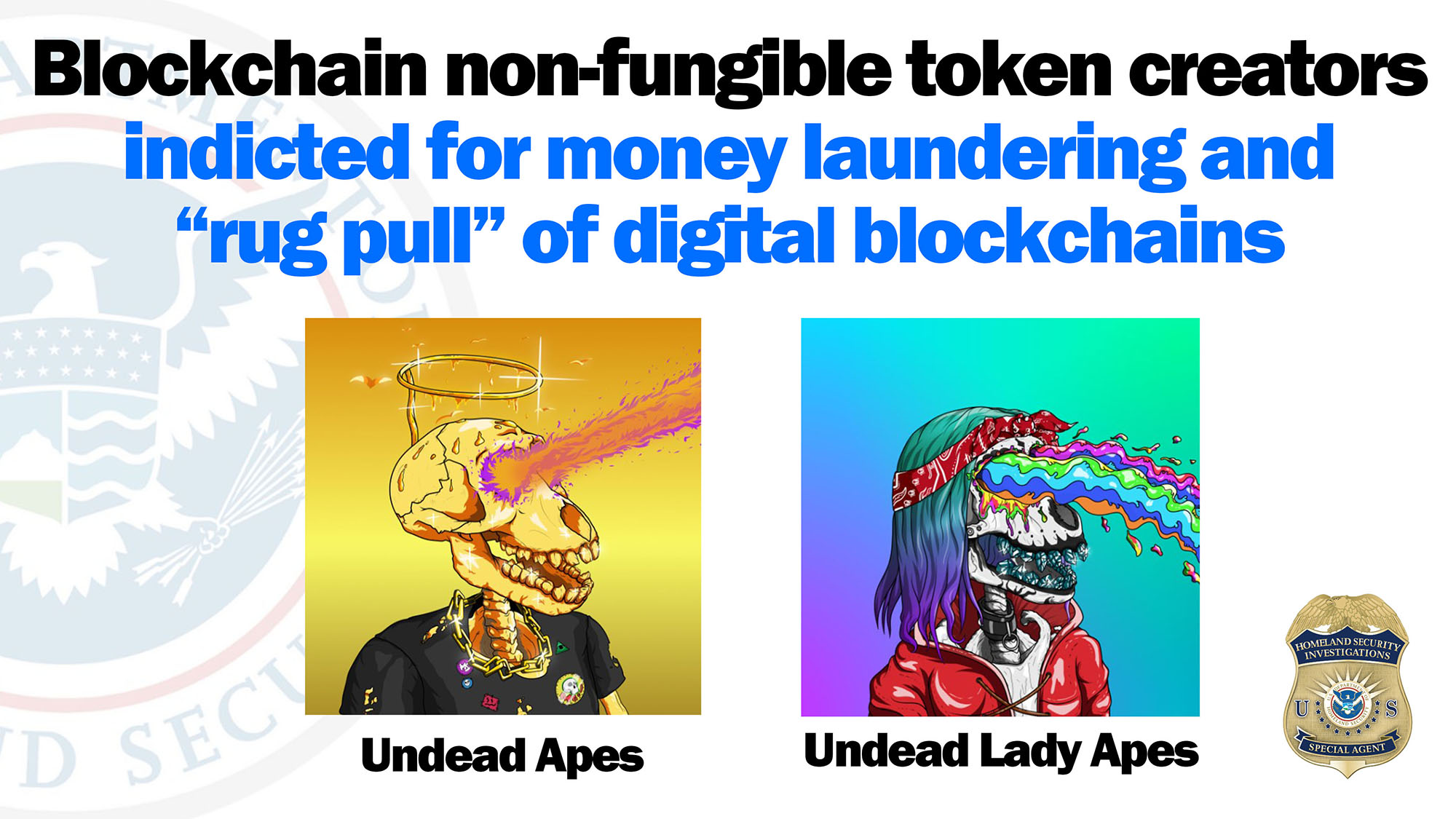 2 charged with NFT money laundering, ‘rug pull’ of digital blockchains