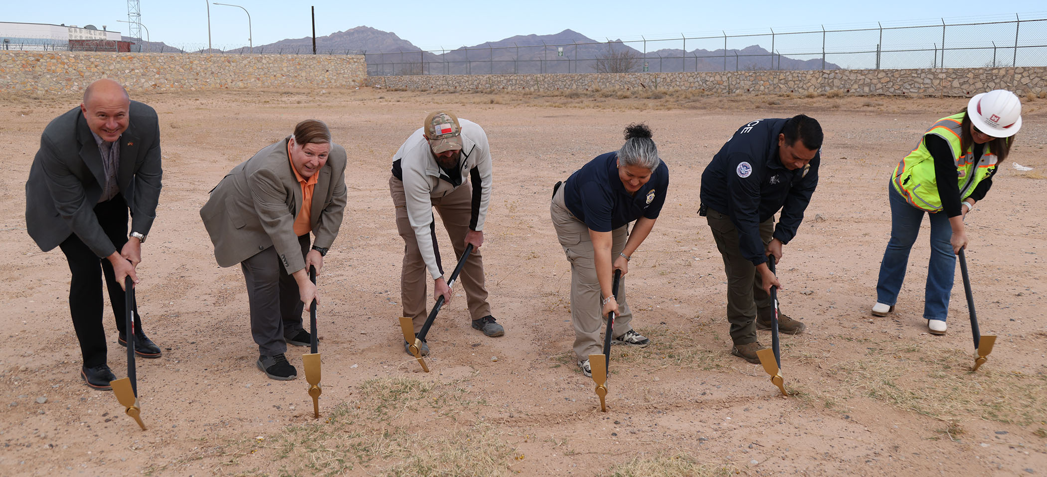 ERO breaks ground for new dormitory at El Paso Processing Center