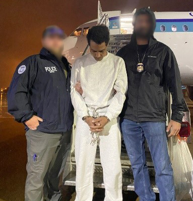 ERO Philadelphia removes Brazilian noncitizen wanted for attempted murder to Brazil