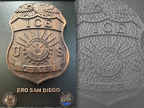 ERO San Diego badge