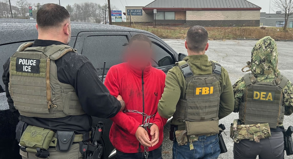 ICE and federal law enforcement partners from the FBI, and DEA arrested a Dominican fugitive wanted in his native country for homicide.