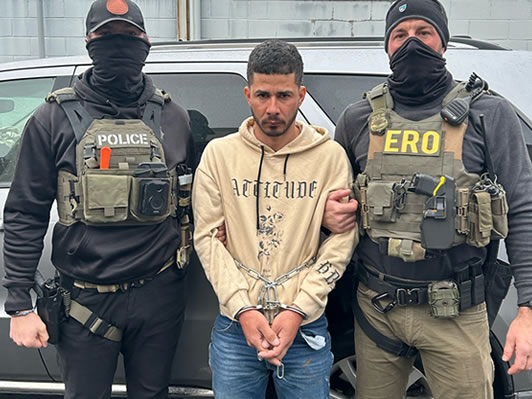 ICE Boston arrests criminal alien fugitive convicted of homicide, firearms crime in Brazil