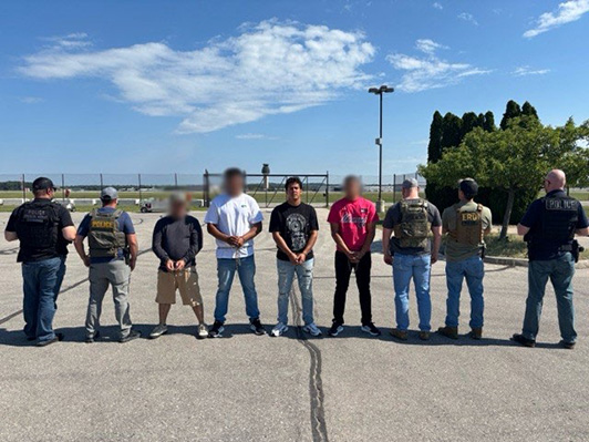 Enforcement and Removal Operations alongside Homeland Security Investigations arrested Kleiber Siso Balza, a 25-year-old illegal alien from Venezuela.