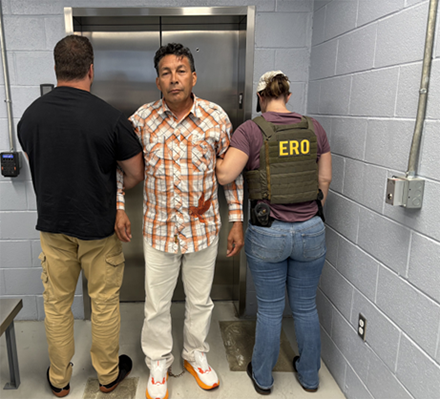 U.S. Immigration and Customs Enforcement’s Enforcement and Removal Operations Philadelphia, Homeland Security Investigations Philadelphia and IRS Philadelphia arrested Oscar Adalberto Penate, a 56-year-old citizen of El Salvador, in Pottstown July 27.