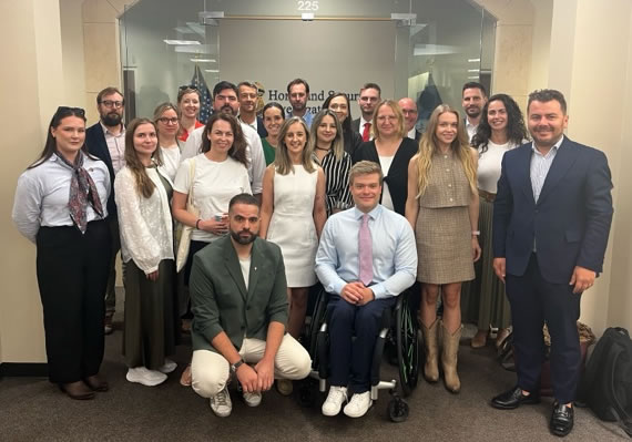 HSI Kansas City hosts young European leaders from 15 nations to share strategies for combating transnational crime and illegal immigration