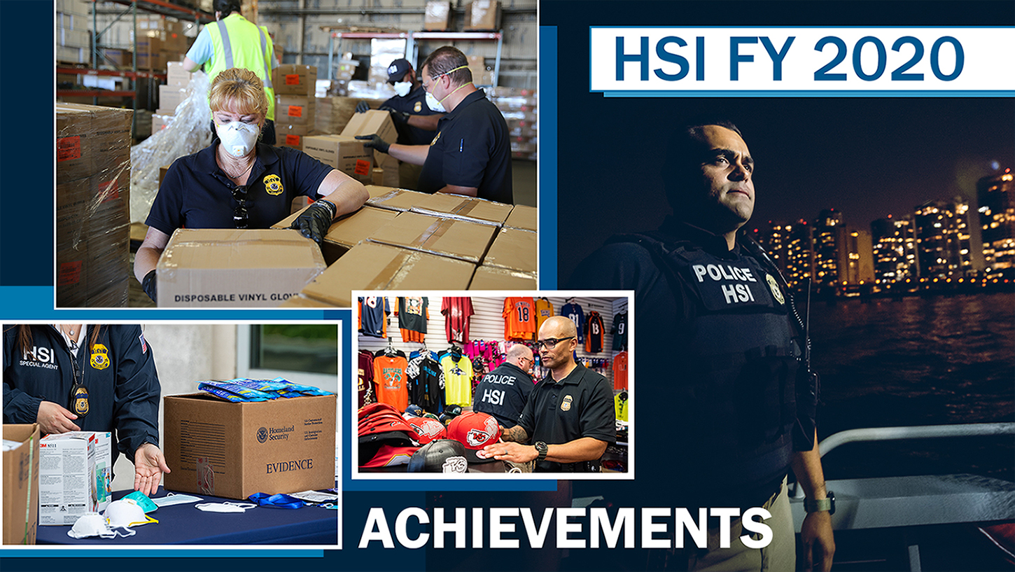 HSI FY 2020 Achievements HSI FY 2020 Achievements