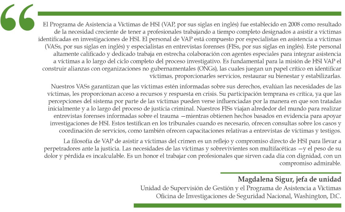 VAP Unit Chief Quote