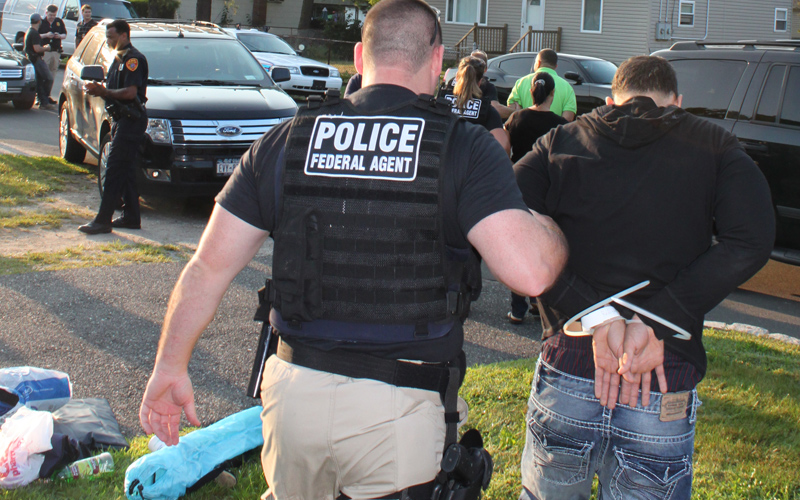 Federal law enforcement sex trafficking ice