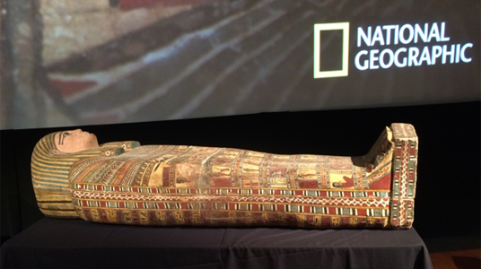 ICE returns ancient artifacts to Egypt at National Geographic Society