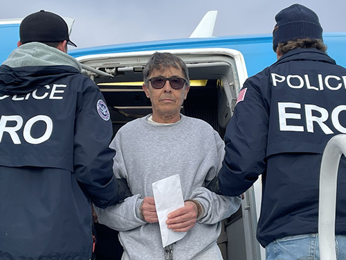 Image Home: ERO Detroit removes Medellin cartel member