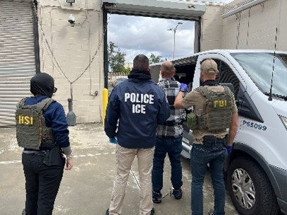 Those arrested by ICE San Francisco include members of violent international gangs, known for their involvement in drug trafficking, human smuggling, and violent crimes (ICE photo)