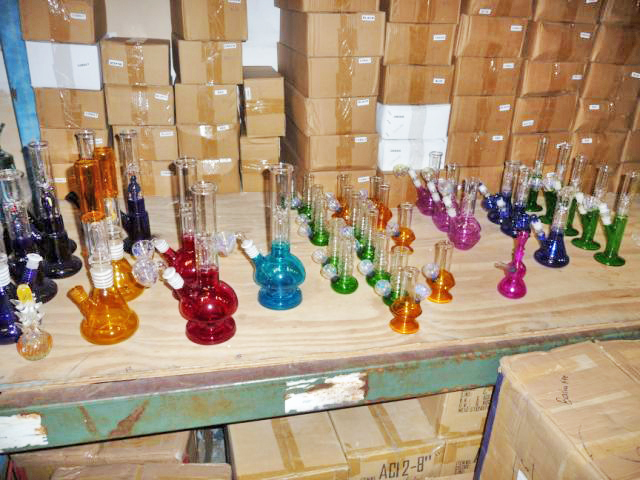 bongs, pipes and counterfeit trademark items with hidden compartments