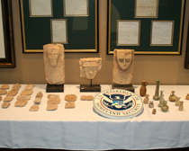 ICE makes arrests and seizes cultural artifacts stolen from Egypt