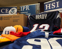 ICE siezes counterfeit Super Bowl items