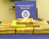 Hampton Roads Border Security Enforcement Taskforce intercepts 35 kilos of cocaine in 2 weeks