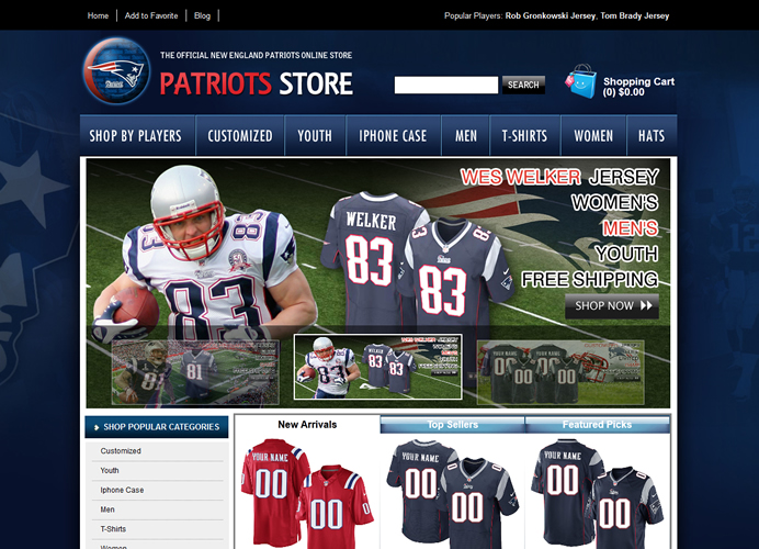 313 websites seized and 23 individuals arrested nationwide for selling counterfeit NFL merchandise