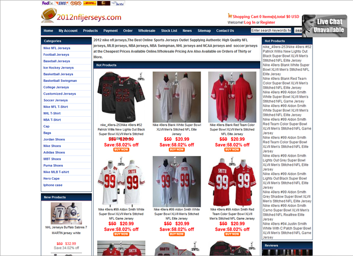 nfl jersey outlet