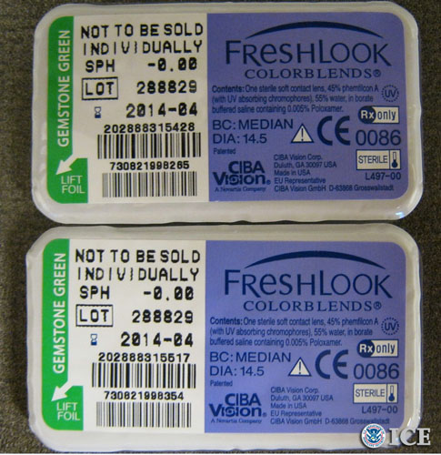 Federal agencies warn against counterfeit decorative contact lenses