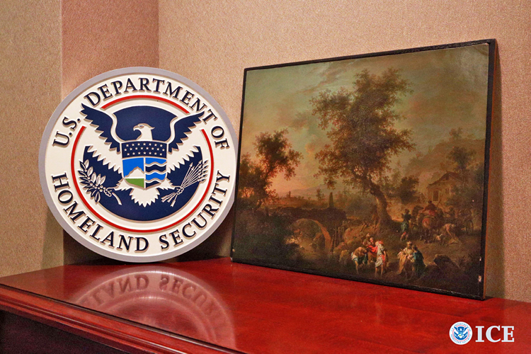HSI and Manhattan US attorney return Nazi-German looted painting to Poland