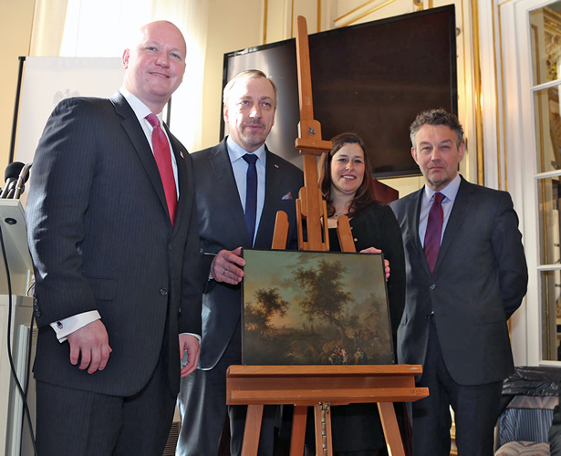 HSI and Manhattan US attorney return Nazi-German looted painting to Poland