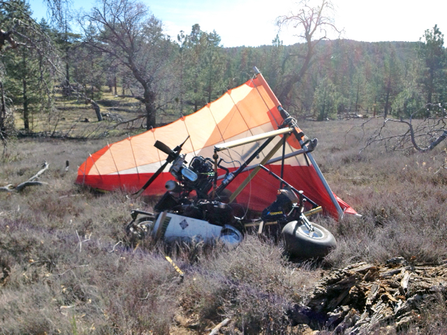 Ultralight aircraft carrying marijuana crashes in mountains east of San Diego