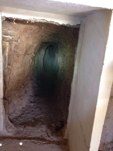 Nogales Tunnel Task Force, Mexican authorities shut down incomplete drug tunnel