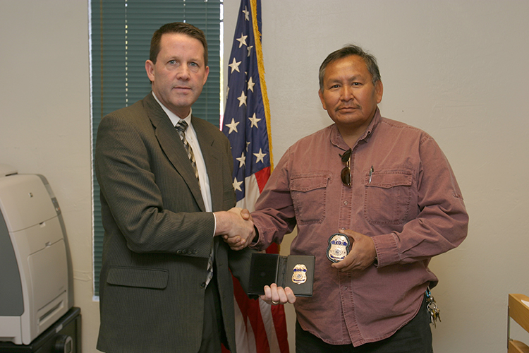 Former ICE Deputy Assistant Secretary John P. Clark and retired ICE Tactical Officer (ITO) Brian Nez