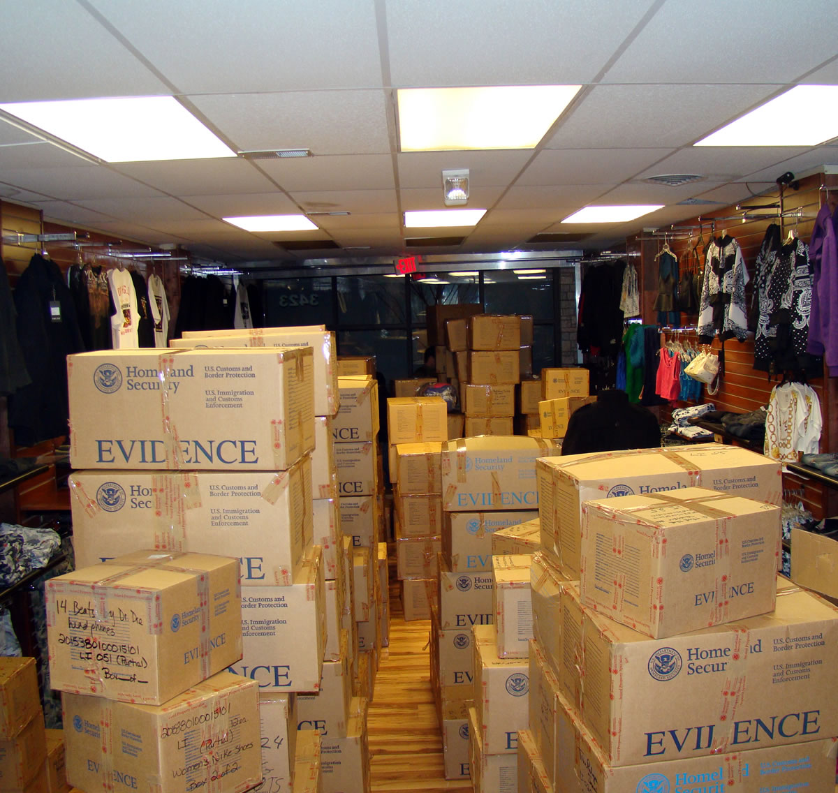 HSI seizes more than $1 million in counterfeit goods from Detroit retailer