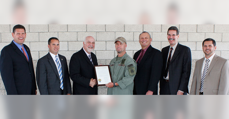 HSI special agents honored by the city of South San Francisco