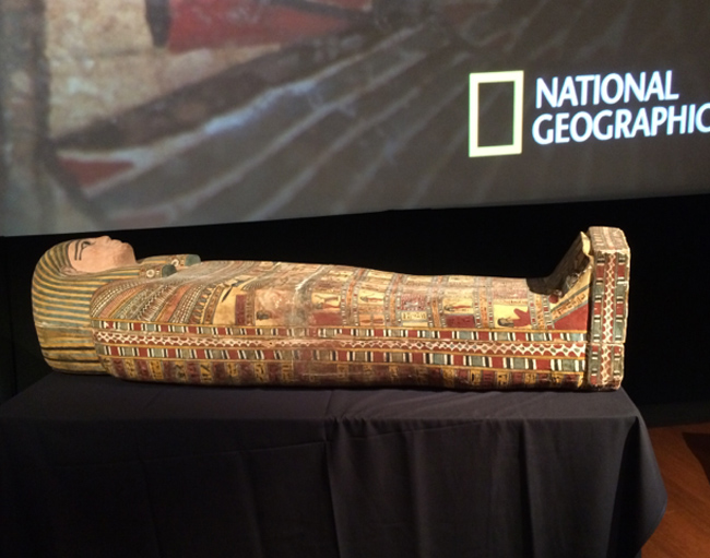 ICE returns ancient artifacts to Egypt at National Geographic Society