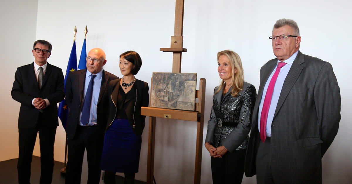 Recovered Picasso painting welcomed home in Paris
