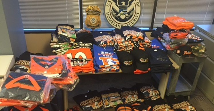 ICE seizes counterfeit NFL items during post-game Denver Broncos’ rally