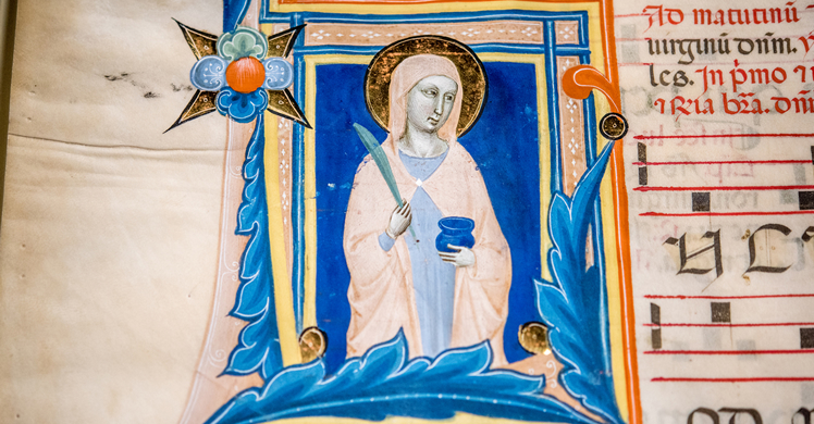 14th Century Illuminated Manuscript